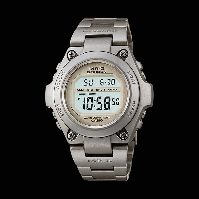 Đồng hồ G-Shock MRG-100T năm 1996 hoàn toàn bằng titan